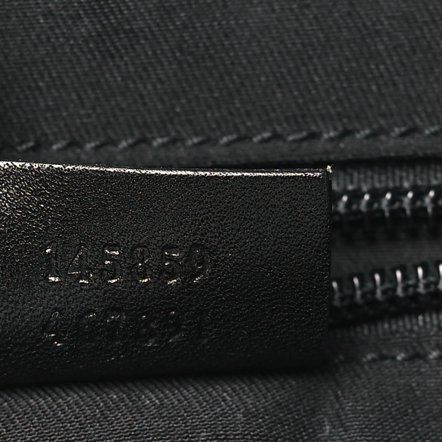 Gucci Monogram Medium Double Buckle Flap Messenger Bag Black 7 of 10