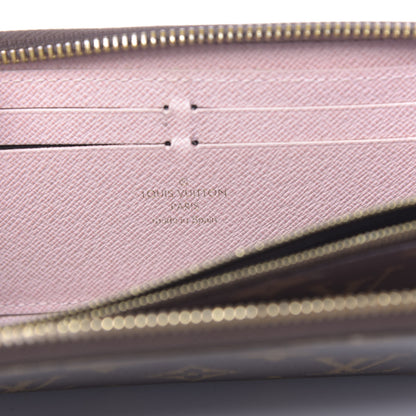 Louis Vuitton Monogram Clemence Wallet Rose Ballerine 6 of 9