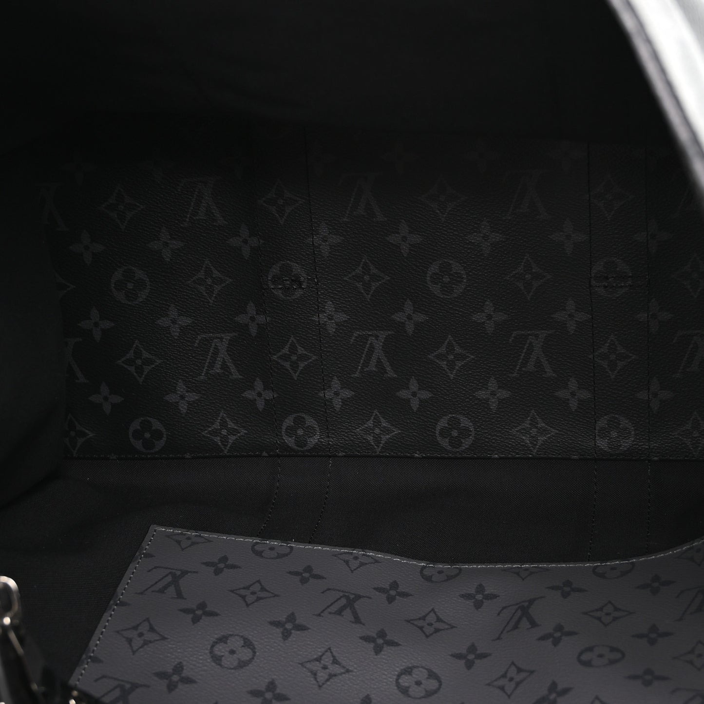 Monogram Eclipse Cabas Zippe GM Black