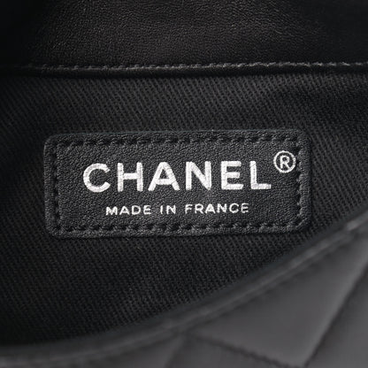 Chanel Lambskin Quilted Double Sided Wallet On Chain WOC Black 7 of 15