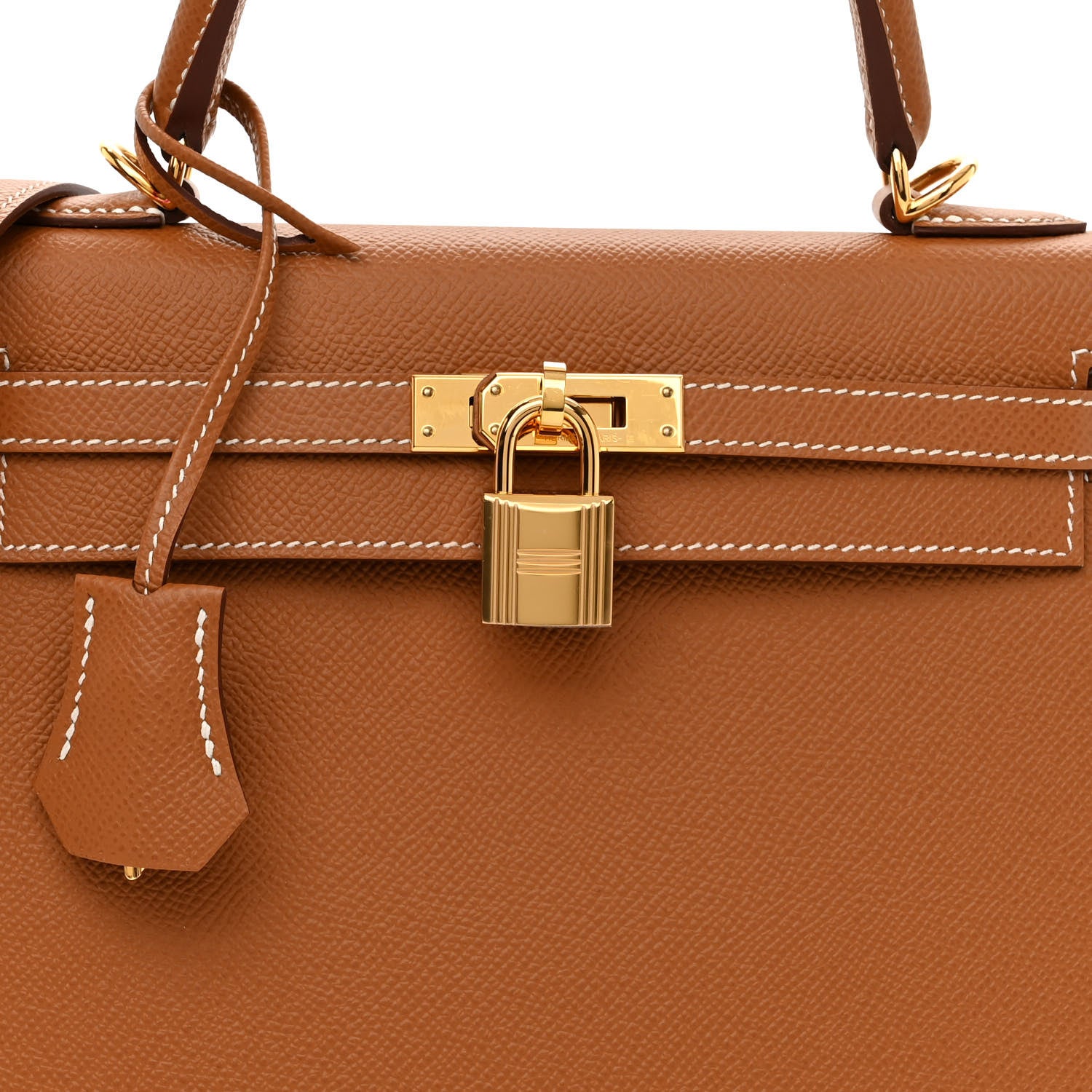 Hermes Epsom Kelly Sellier 25 Gold 8 of 12