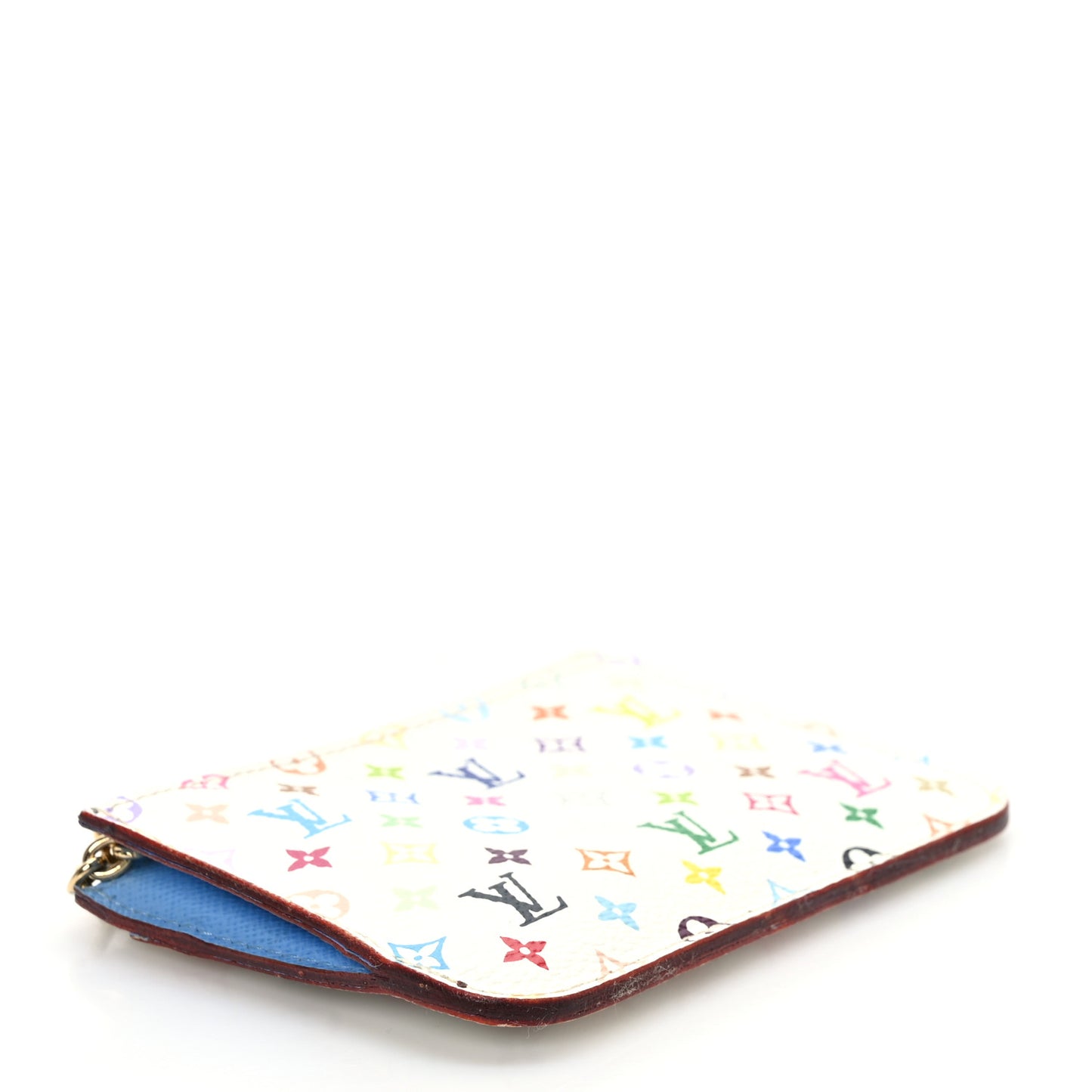 Monogram Multicolor Key Pouch White Anie
