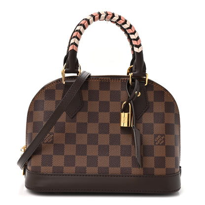 Louis Vuitton Damier Ebene Braided Alma BB 1 of 9