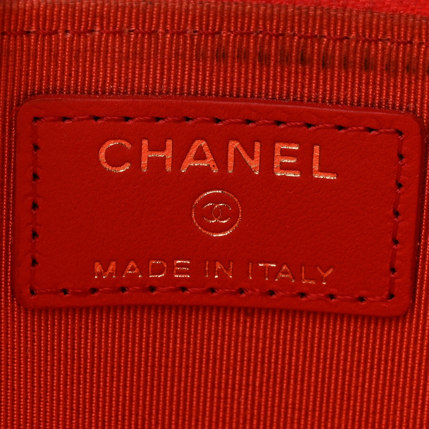 Chanel Caviar Quilted Zip Coin Purse Red 7 of 12
