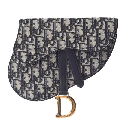 Christian Dior Oblique Saddle Belt Bag Blue 1 of 8