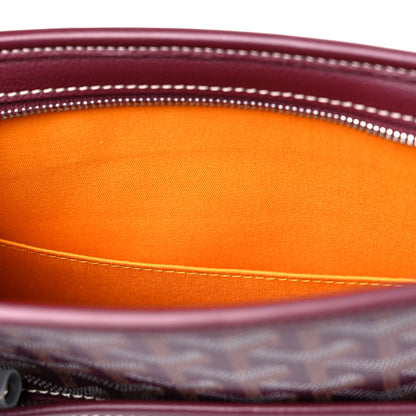 Goyard Goyardine Jouvence Toiletry Pouch Burgundy 10 of 11