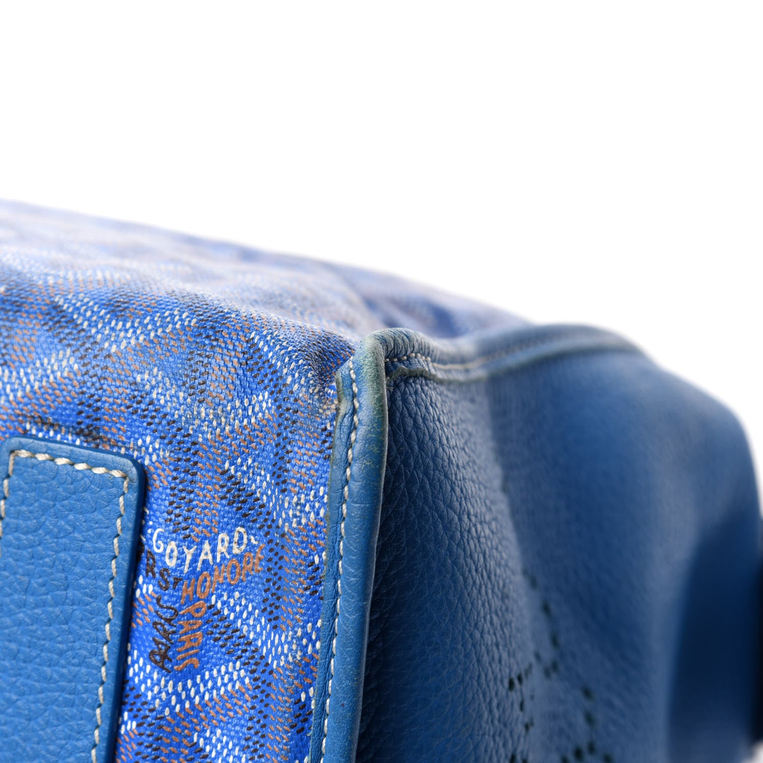 Goyard Goyardine Sac Hardy Pet Carrier PM Sky Blue 11 of 19
