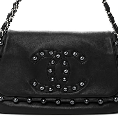 Chanel Lambskin Pearl Obsession Flap Black 8 of 10