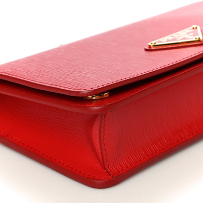 Prada Vitello Move Triangle Logo Mini Crossbody Bag Lacca 7 of 8
