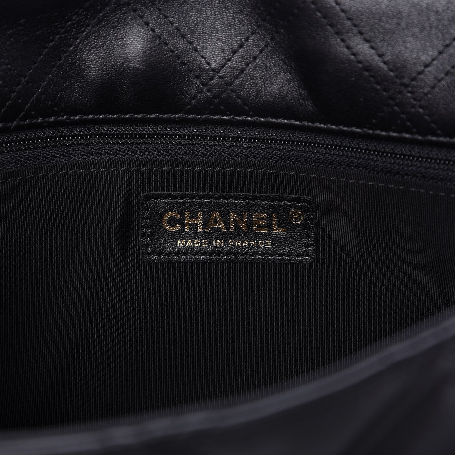 Lambskin Quilted Pearl Studded Flap Black