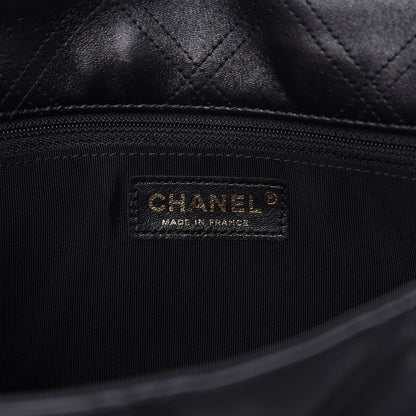 Chanel Lambskin Quilted Pearl Studded Flap Black 9 of 11