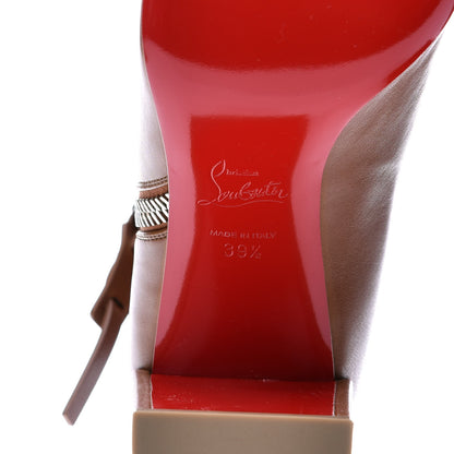Christian Louboutin Calfskin Ziptotal 85 Ankle Boots 39.5 Cuoio 7 of 10
