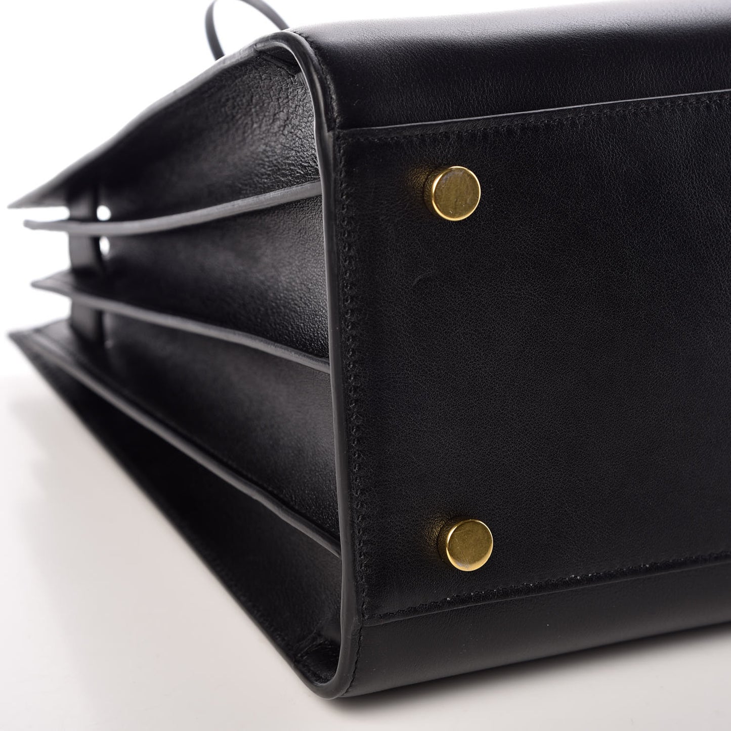 Calfskin Small Sac De Jour Black