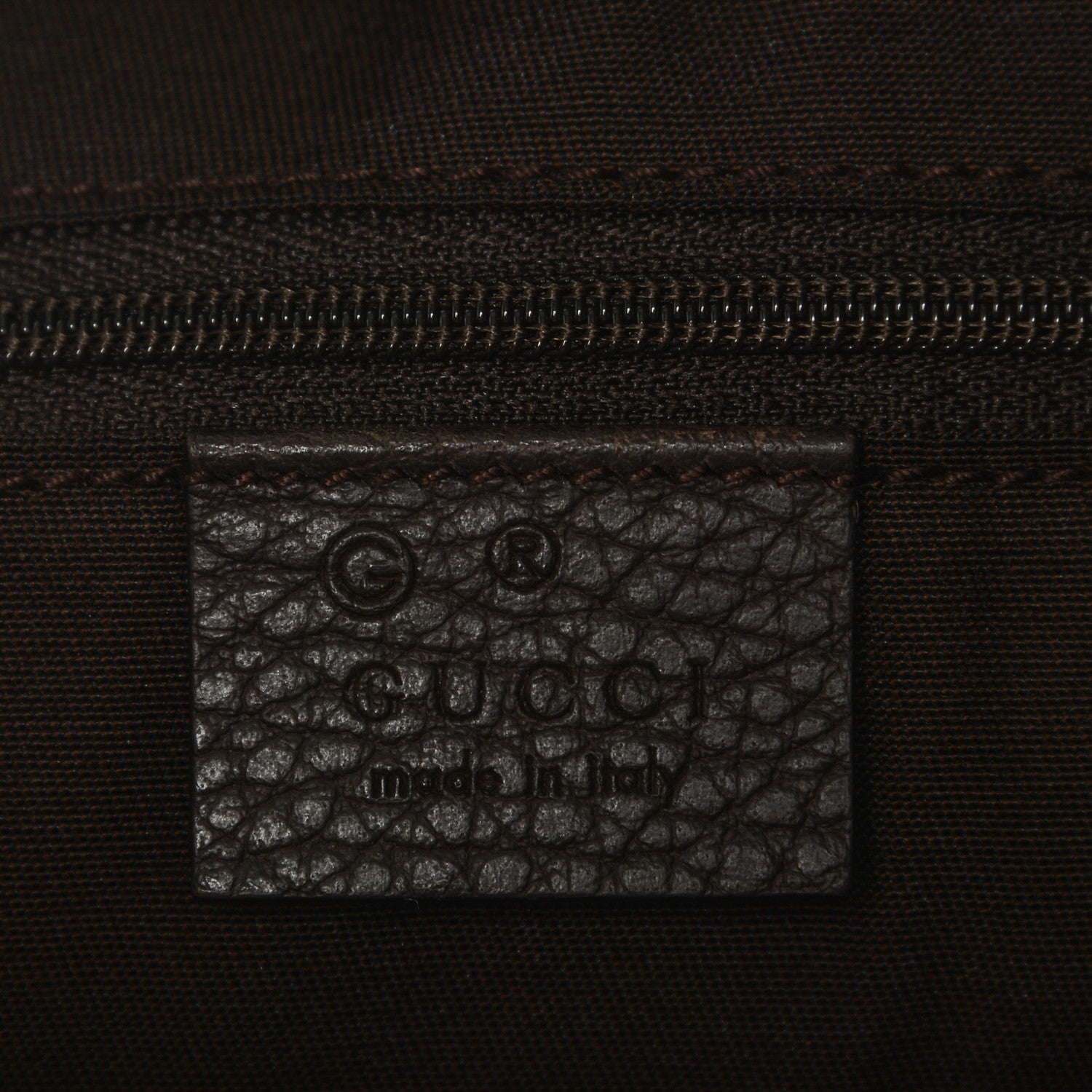 Gucci Crystal Monogram Large GG Charm Dome Satchel Dark Brown 6 of 7