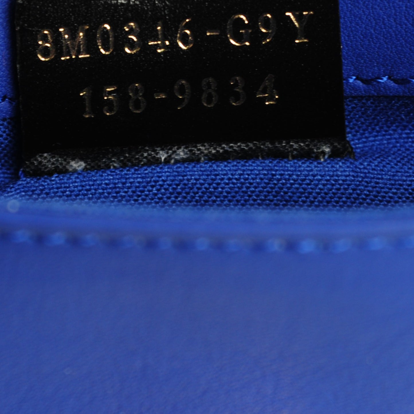 Vitello Flamingo Tube Wallet on Chain Blue Neon