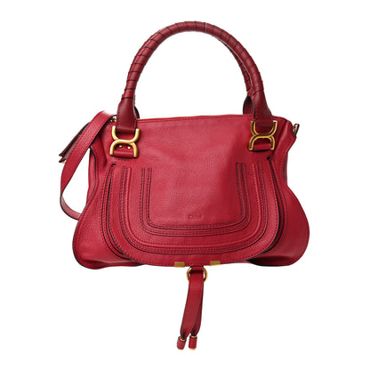 Chloe Calfskin Medium Marcie Satchel Acerola 1 of 10