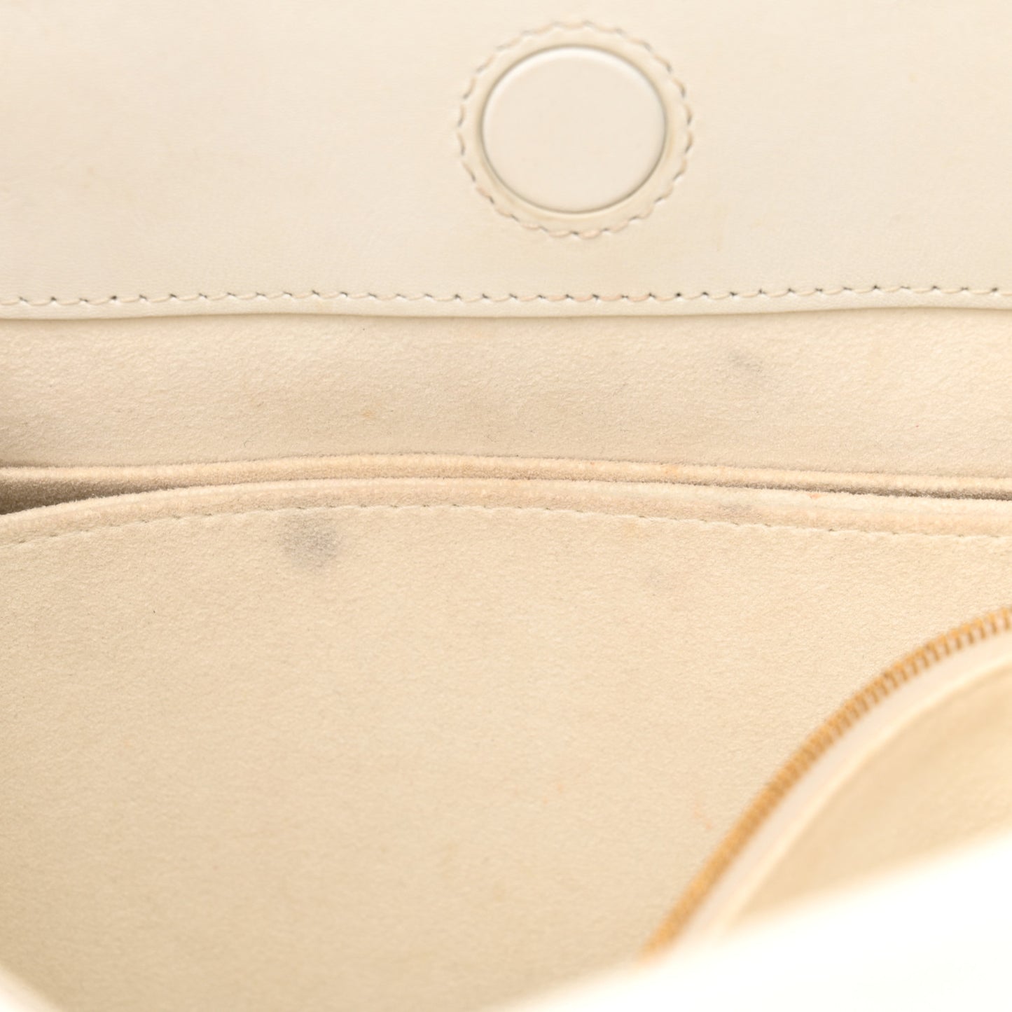 LOUIS VUITTON Calfskin New Wave Chain Tote Snow