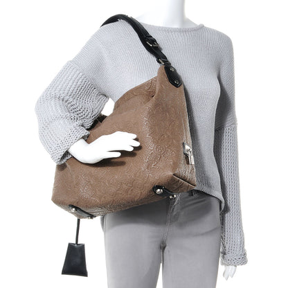 Louis Vuitton Monogram Lambskin Antheia Hobo PM Fumee 2 of 7