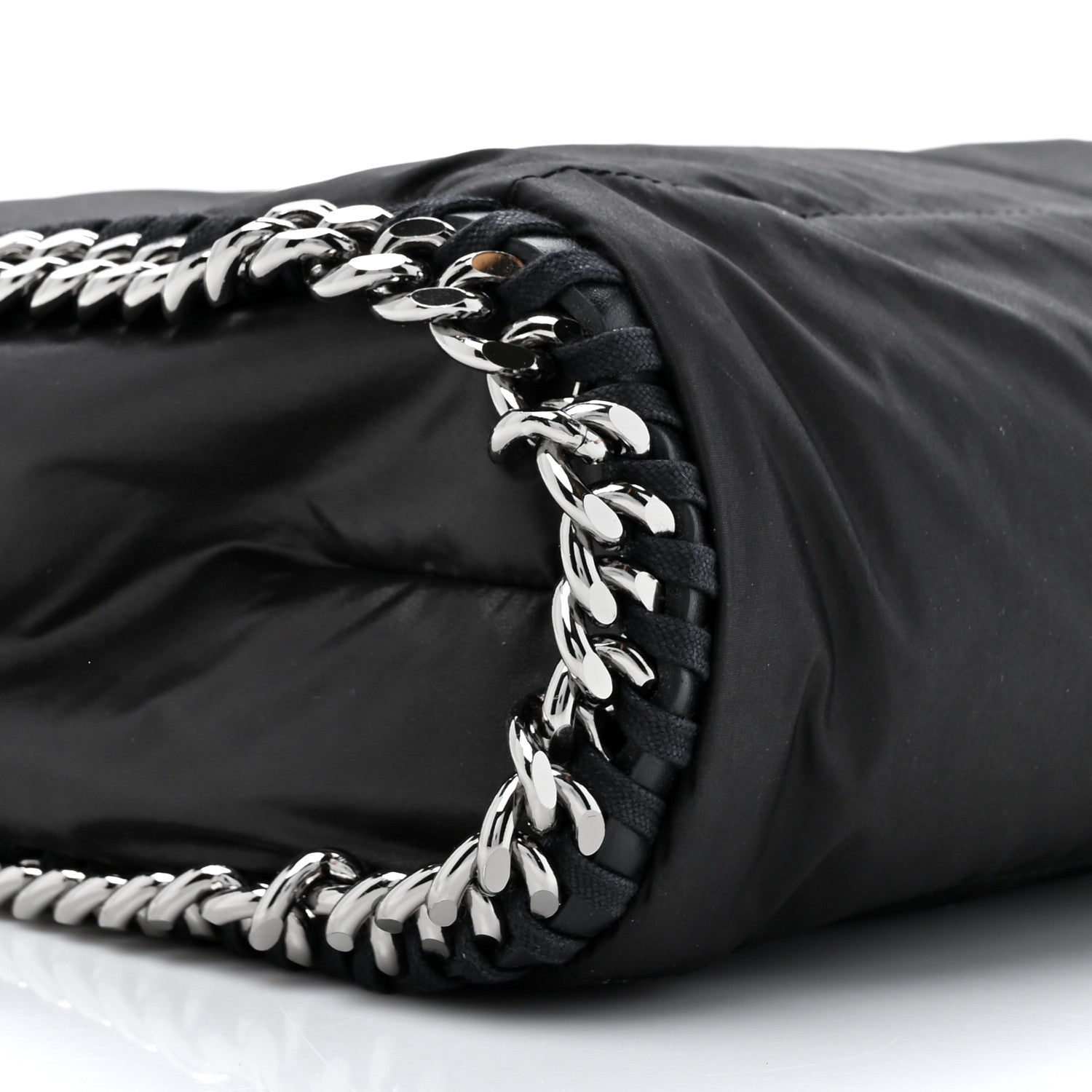 Stella McCartney Nylon Quilted Small Falabella Tote Black 9 of 9