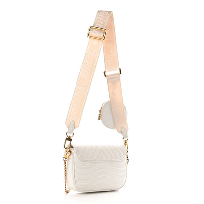 Louis Vuitton Calfskin New Wave Multi Pochette Snow 3 of 9