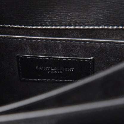 Saint Laurent Calfskin Medium Monogram Sunset Black 7 of 10