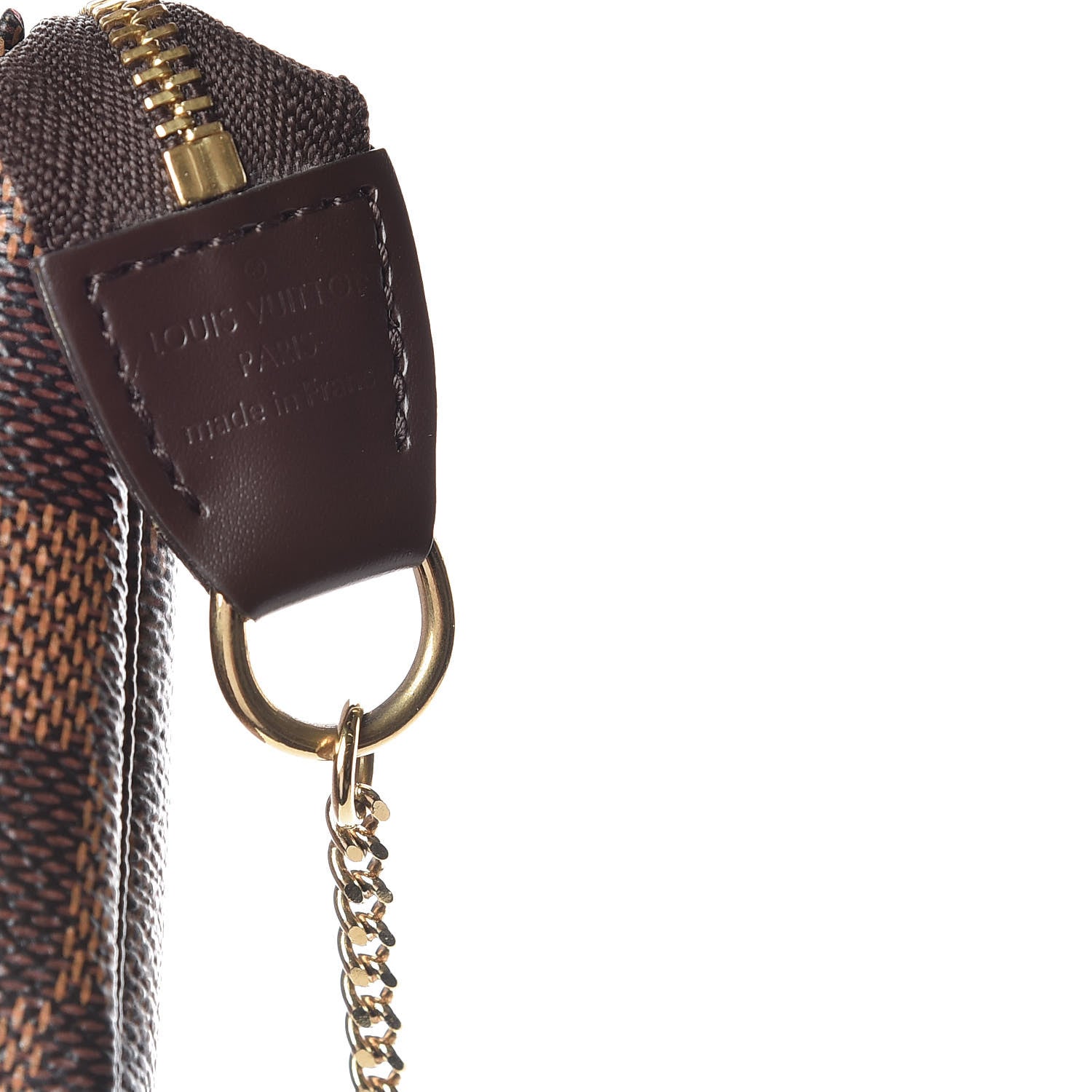Louis Vuitton Damier Ebene Mini Pochette Accessories 7 of 9
