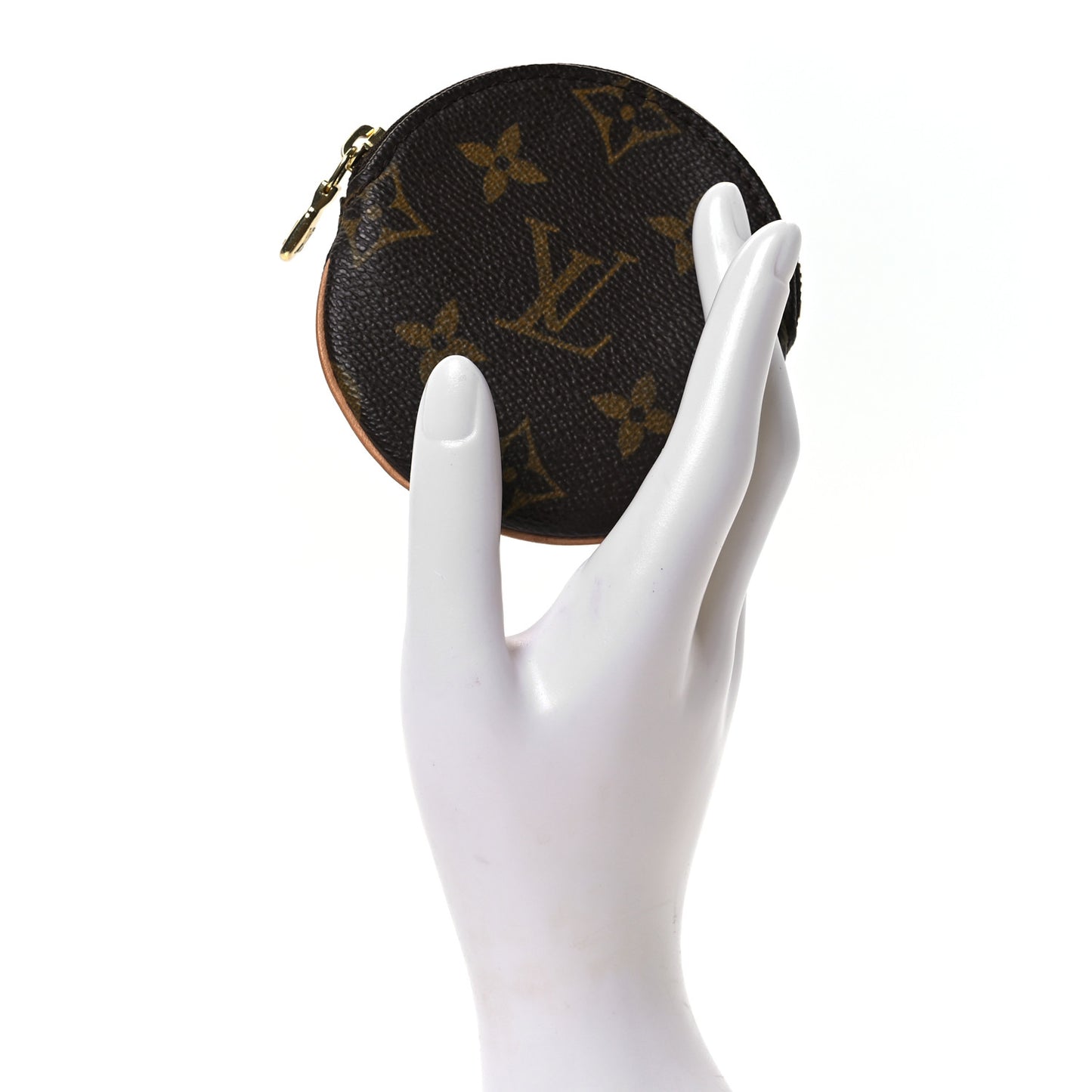 Monogram Round Coin Purse