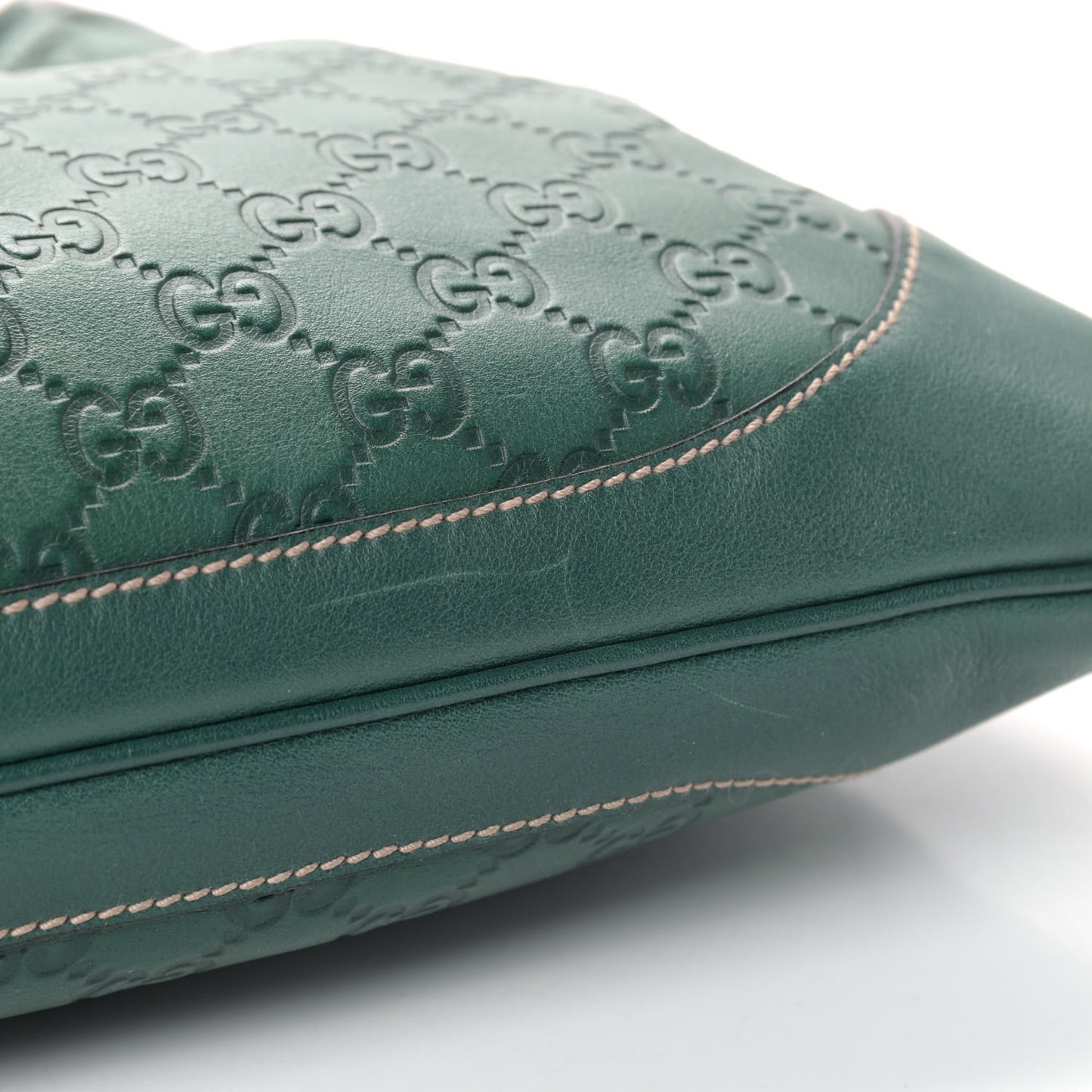Guccissima Medium Jackie O Bouvier Hobo Green