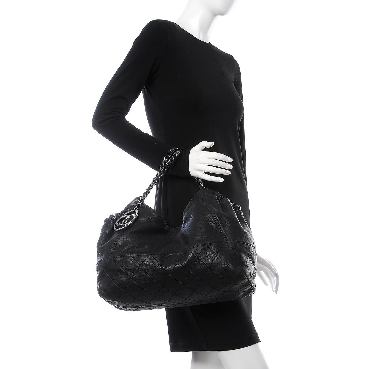 Calfskin Baby Coco Cabas Black