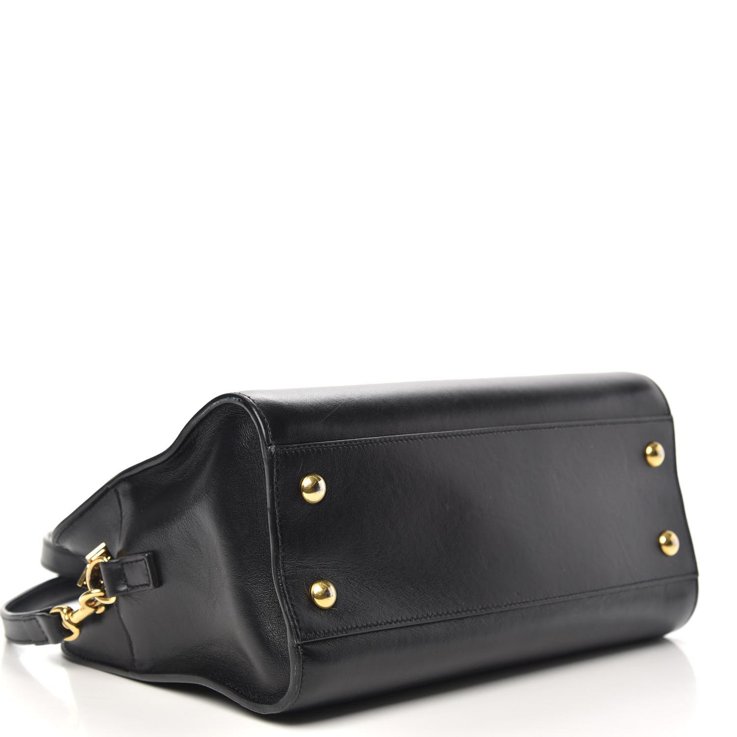 Calfskin Monogram Baby Cabas Black