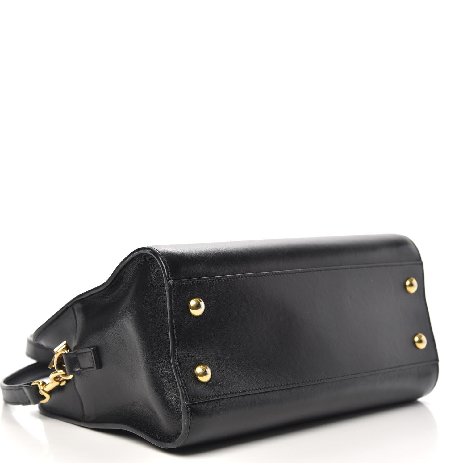 Saint Laurent Calfskin Monogram Baby Cabas Black 5 of 14