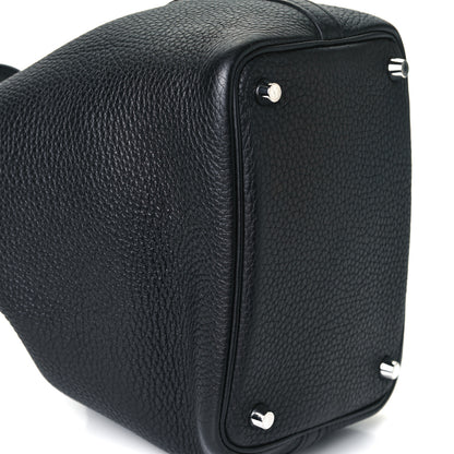 Hermes Taurillon Clemence Picotin Lock 18 PM Black 9 of 10