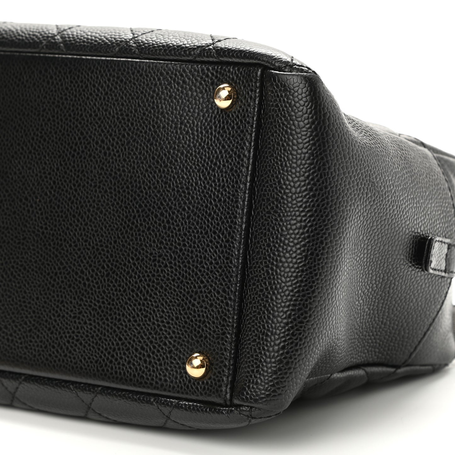 Caviar Quilted Petit Timeless Tote PTT Black