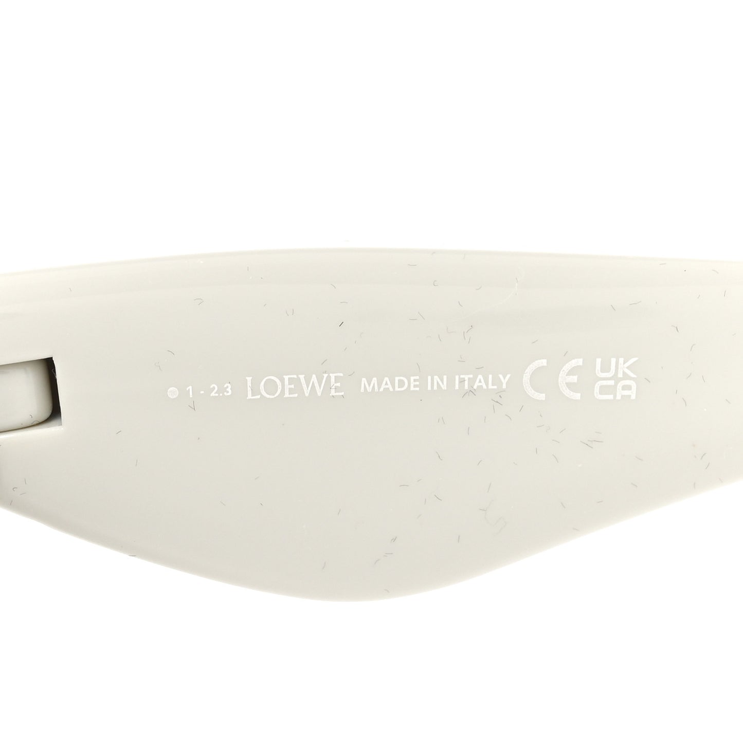 Acetate Inflated Cat-Eye Sunglasses LW40097I White