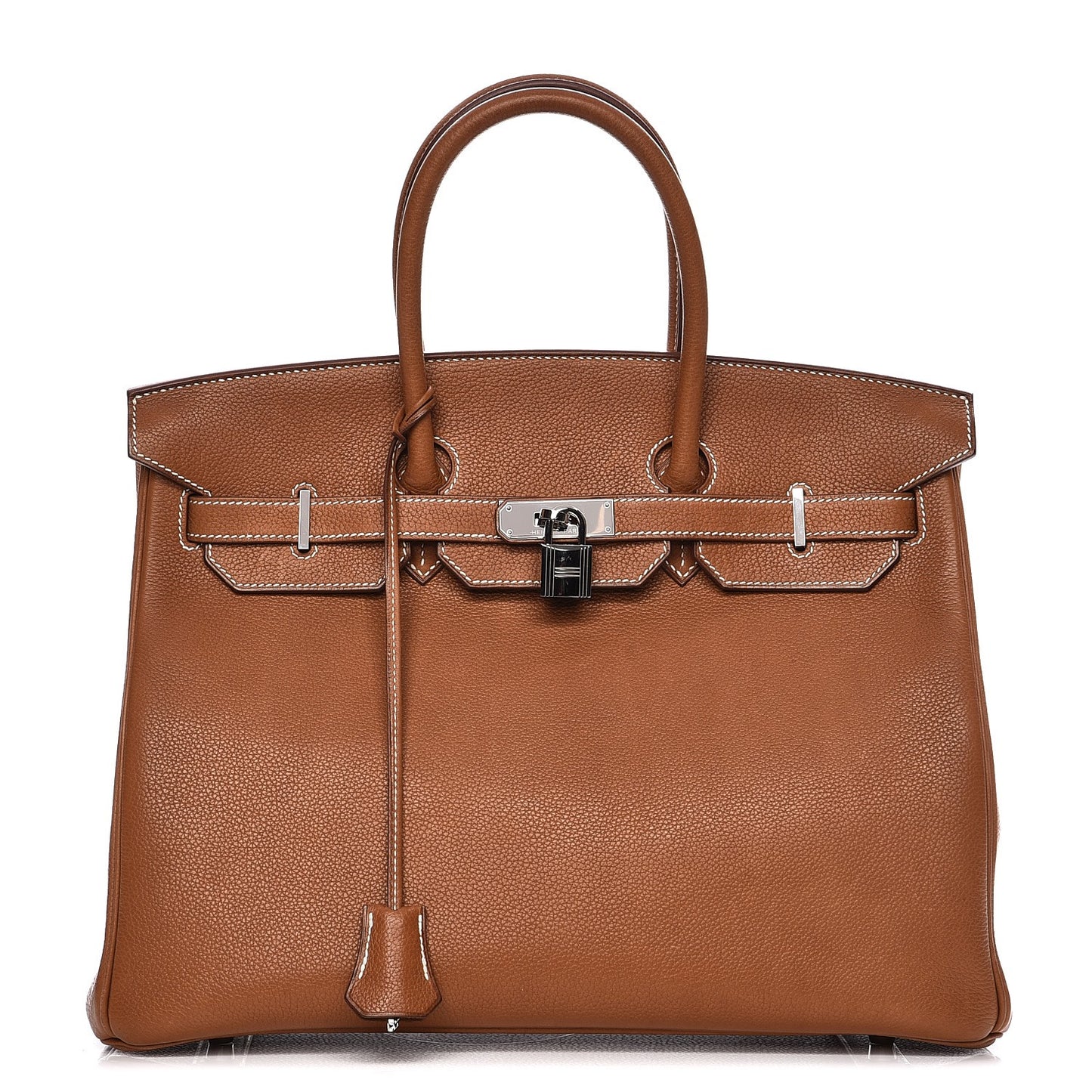 Natural Barenia Faubourg Birkin 35 Fauve