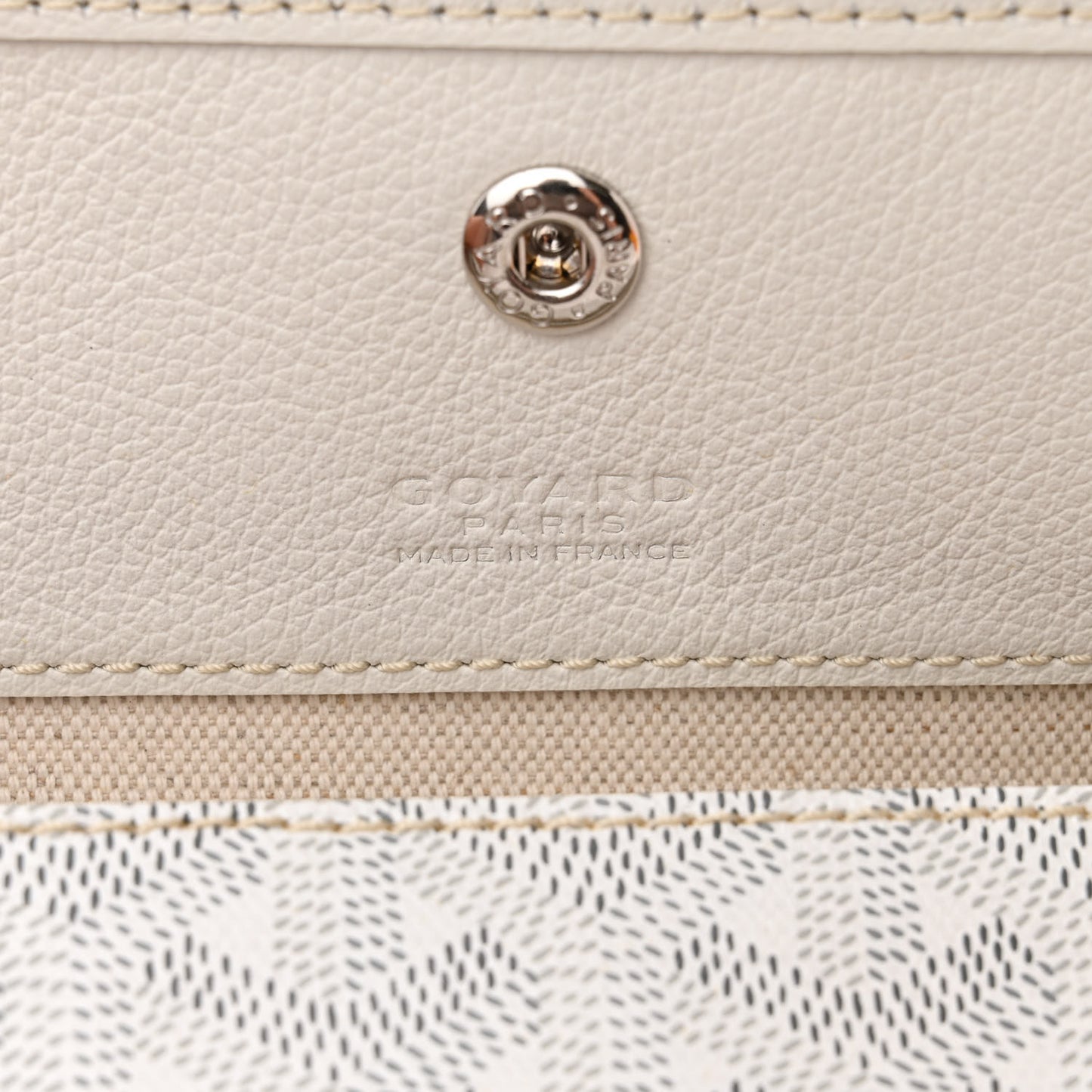 Goyardine Saint Louis GM White