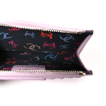 Chanel Caviar Quilted CC Zip Around Card Holder Light Pink Light Pink 5 of 8
