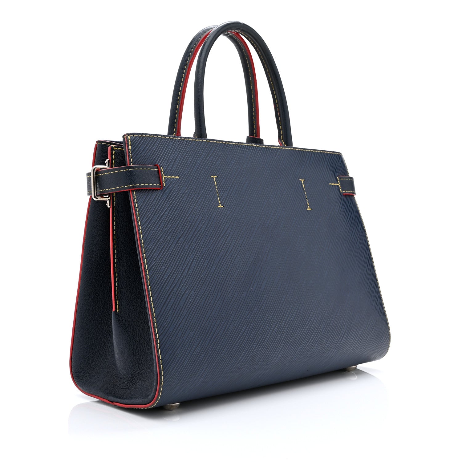 Louis Vuitton Epi Twist Tote Indigo 3 of 10