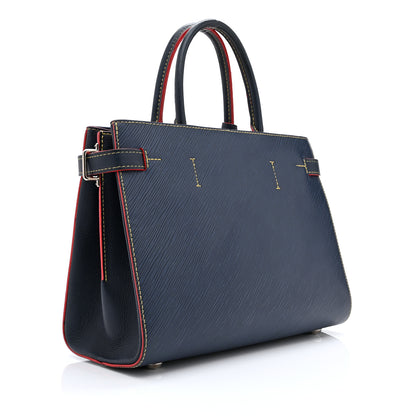 Louis Vuitton Epi Twist Tote Indigo 3 of 10
