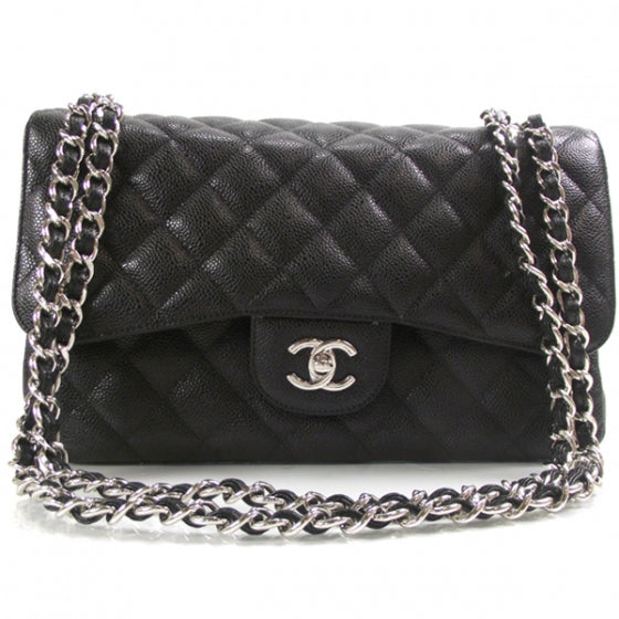 Chanel Caviar Jumbo Flap Black 1 of 13