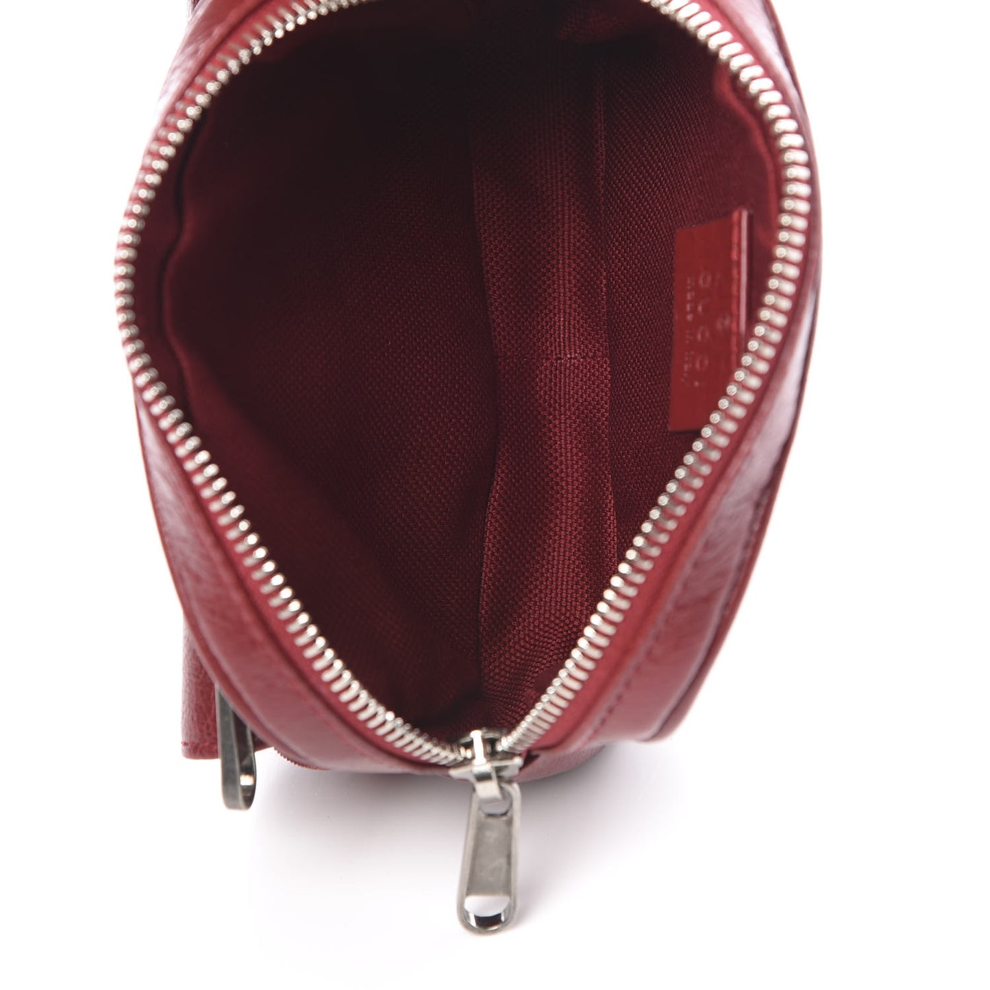 Fluffy Calfskin Mini Morpheus Belt Bag 90 36 Red