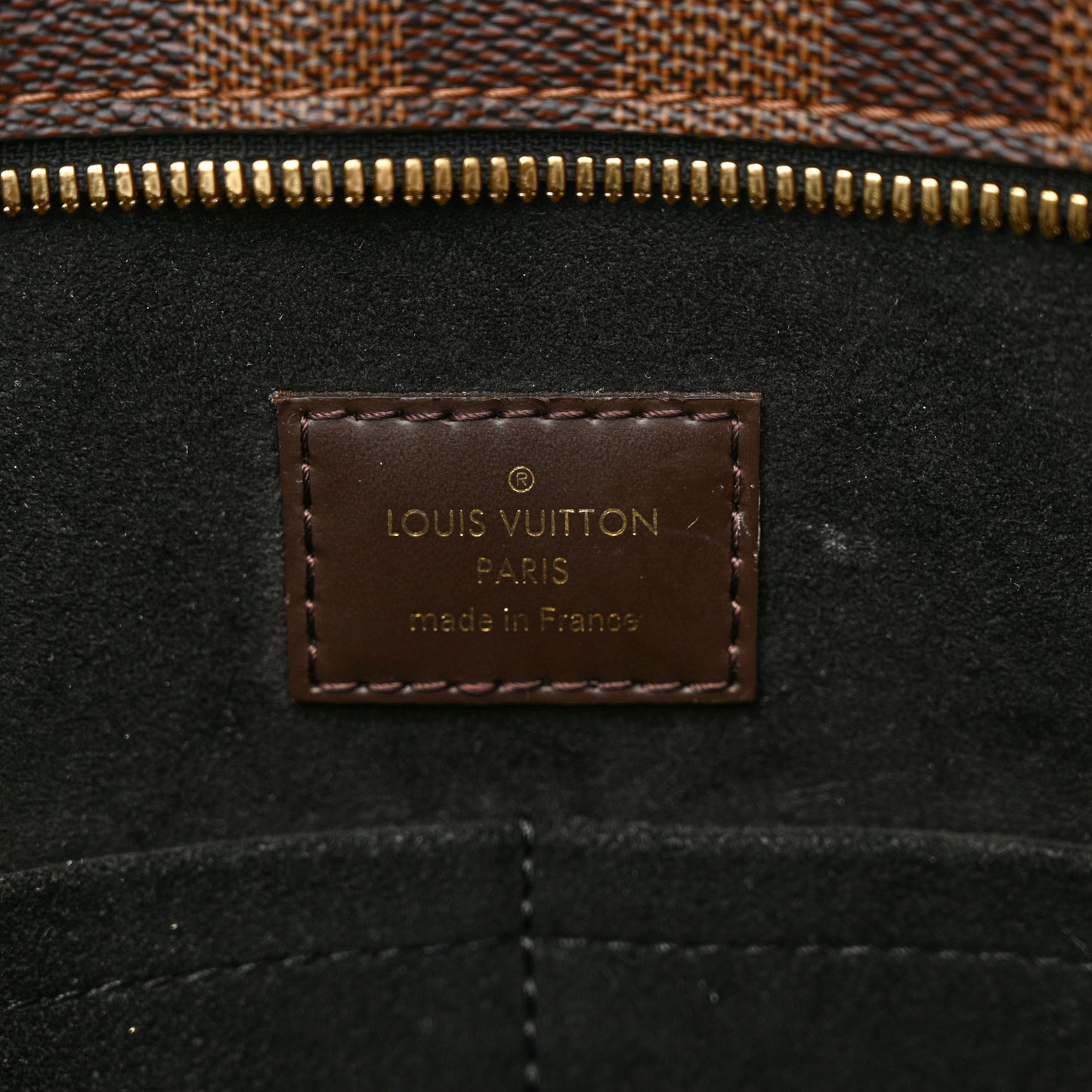 LOUIS VUITTON Damier Ebene Jersey Black