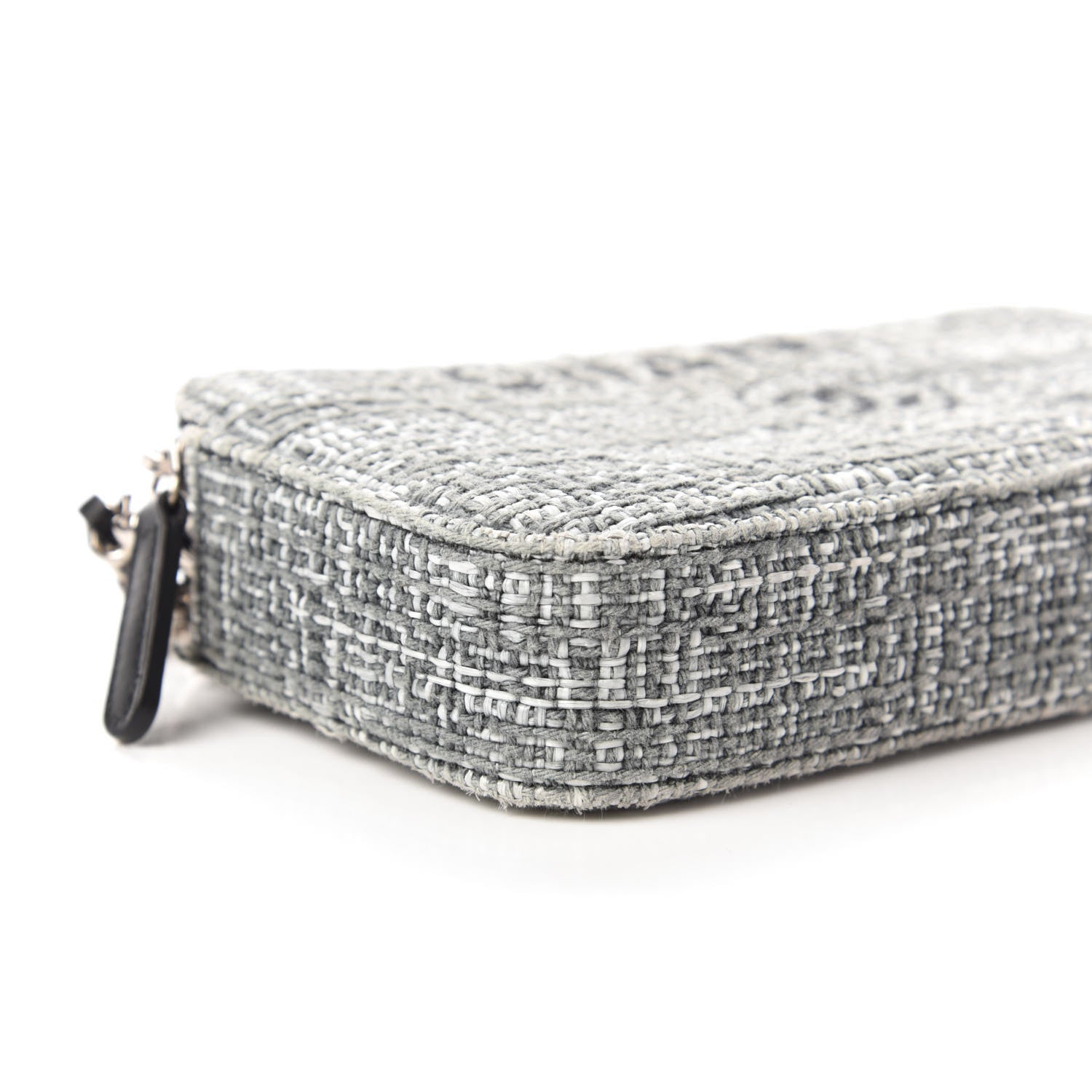 Chanel Canvas Small Deauville Clutch With Chain Charcoal 6 of 11