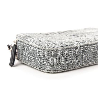 Chanel Canvas Small Deauville Clutch With Chain Charcoal 6 of 11