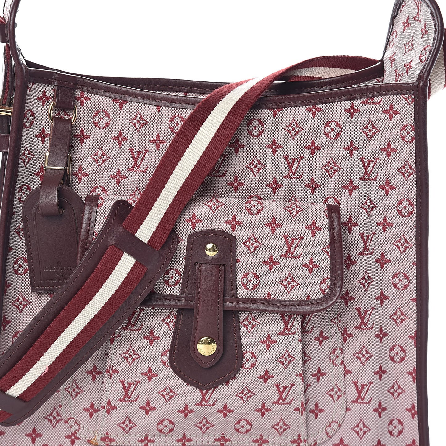 Mini Monogram Besace Mary Kate Cherry
