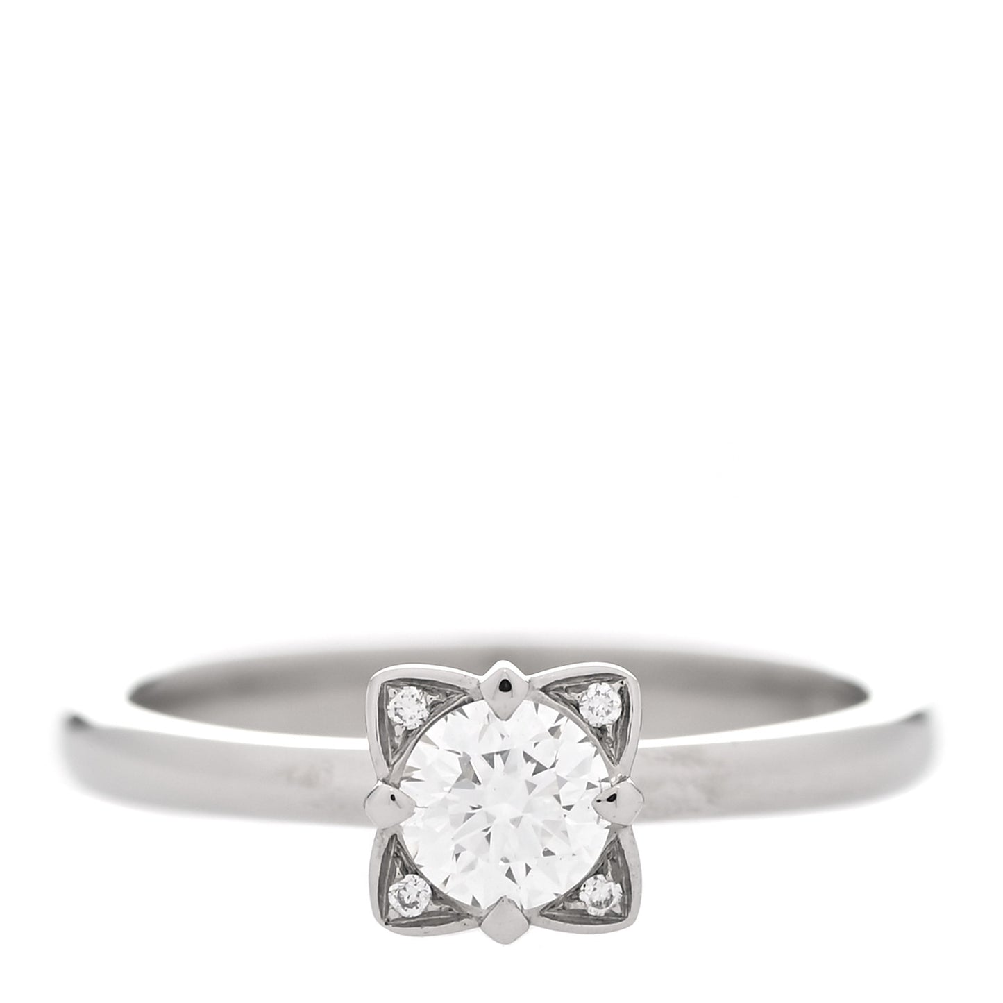 Platinum Diamond .32ct Dedicata a Venezia Solitaire Engagement Ring 49 4.75