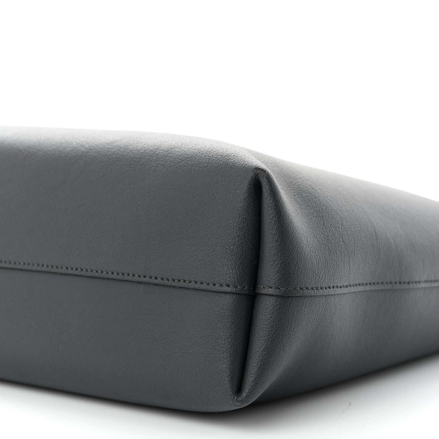 Saint Laurent Calfskin Medium Shopping Tote Fog 11 of 11