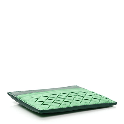 Bottega Veneta Nappa Intrecciato Card Holder Bottle Emerald Parakeet 4 of 7