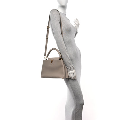 Louis Vuitton Taurillon Capucines PM Galet 2 of 9