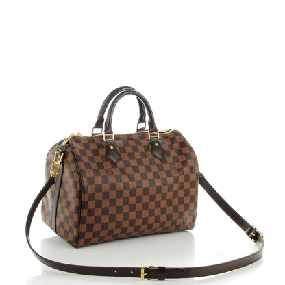 Louis Vuitton Damier Ebene Speedy Bandouliere 30 3 of 7